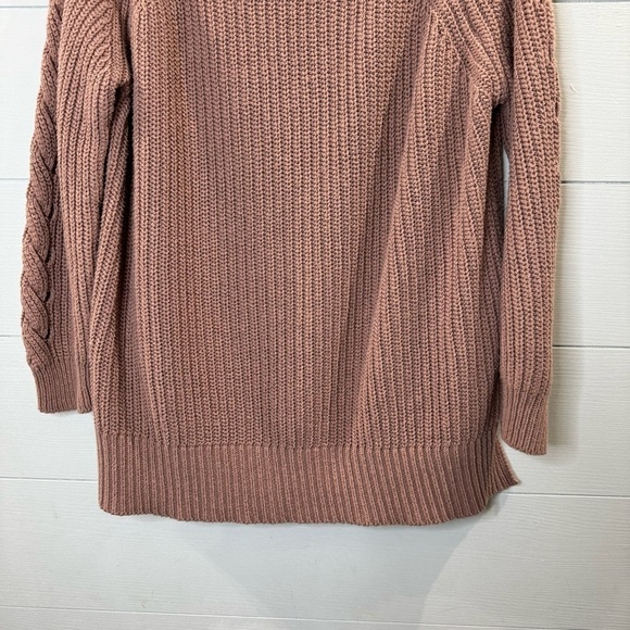 Altar'd State Womens Brown Knit Cutout Neck And Sleeve Sweater Size S - Picture 9 of 9